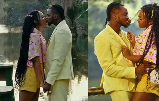 Diamond and Zuchu get cozy as they unveil Mtasubiri video