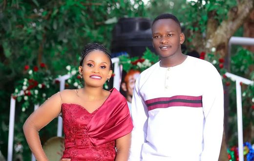 Milly Wa Jesus' brother Leon & his bride Diana
