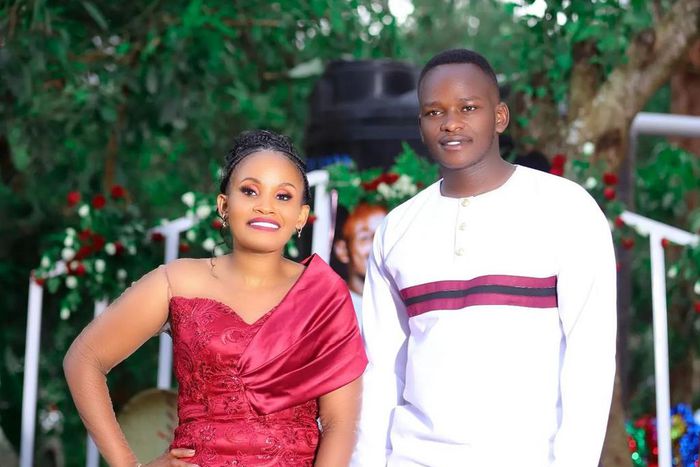 Milly Wa Jesus' brother Leon & his bride Diana