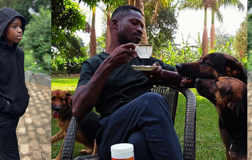 Shadrack Kyagulanyi mourns the loss of his dog 'Dido'/Instagram