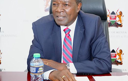 Treasury CS Njuguna Ndungu chairing a meeting in December 2022