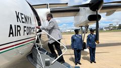 The Prime Cabinet Secretary Musalia Mudavadi leaves for a two-dayofficial visit to Luanda Angola on June 2nd, 2023