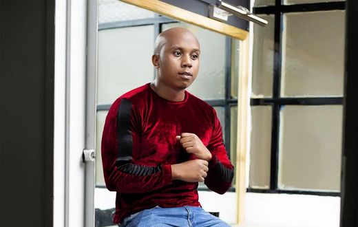 Jesse Mwethuku aks Lukubaridii, fashionista and the brother of renowned actor Abel Mutua.