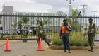 Kenyan security forces guard the US embassy in Nairobi. New Kenyan notes not accepted at US Embassy, alert for Visa applicants