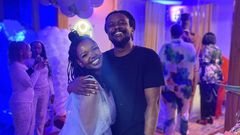 Singer Nyashinski with his wife Zia Bett