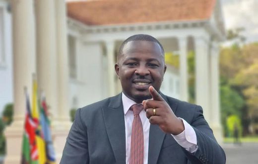Journalist Francis Gachuri at State House during a past function