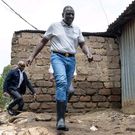 President William Ruto in Mathare to assess flood situation at the area on May 6, 2024