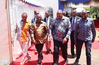 Retired President Uhuru Kenyatta in Nyeri on February 17, 2024