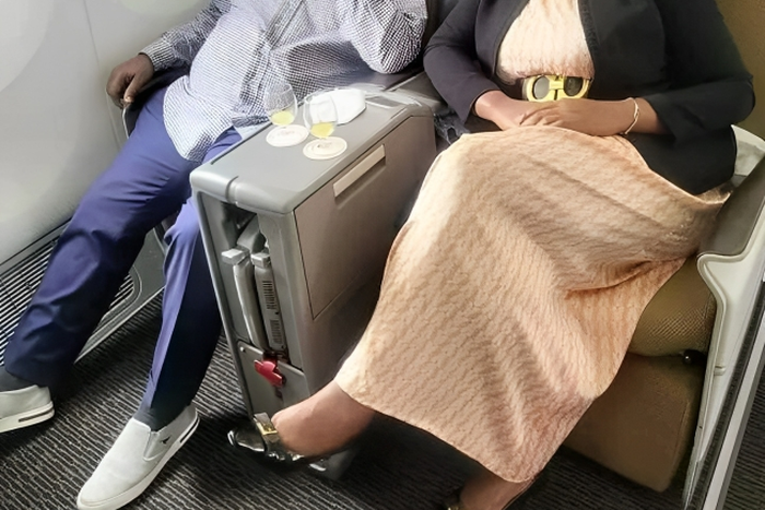 Mary Kilobi and her husband Francis Atwoli