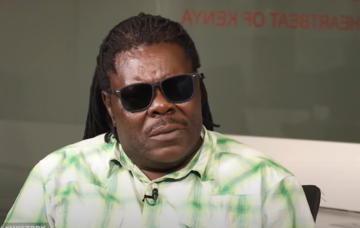 A screenshot image of Legendary actor Alfonse Makwacha 'Makokha' talking about the death of his wife Purity Wambui on June 7, 2024.