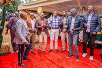 Kenyan lawmakers attended Mathira MP Eric Wamumbi & Murang'a Woman Rep Betty Maina's Introduction ceremony on Saturday April 22