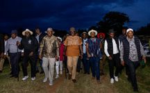 DP Gachagua speaking at the Ngogoyo Laikipia Music Extravaganza fans at Old House, Nanyuki Town in Laikipia County on Saturday, June 1