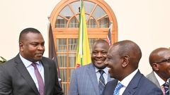 President William Ruto with Rashid Echesa