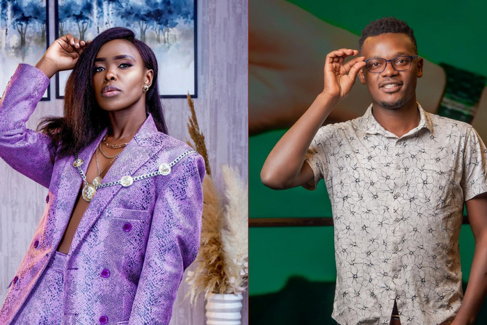 Actress Jacky Vike 'Awinja' and comedian Cyprian Osoro