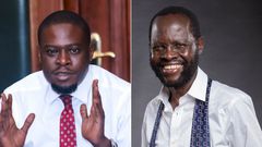 A collage of Nairobi Governor Johnson Sakaja and Kisumu Governor Anyang' Nyong'o