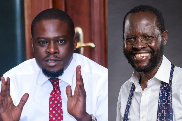 A collage of Nairobi Governor Johnson Sakaja and Kisumu Governor Anyang' Nyong'o