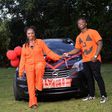 Flaqo gifts his girlfriend Keranta a new car for her birthday