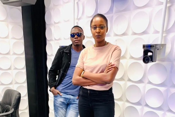 Kiss 100 presenters Kwambox and Oga Obinna