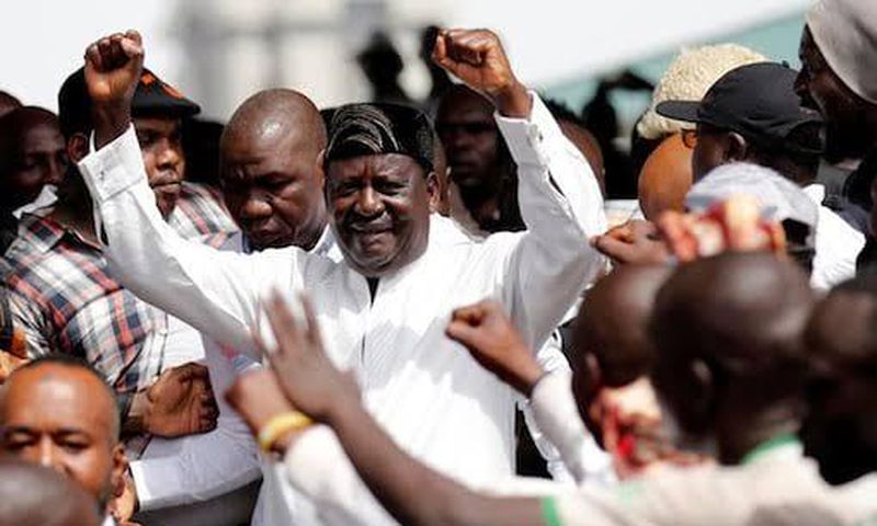 Azimio leaders led by Raila Amollo Odinga