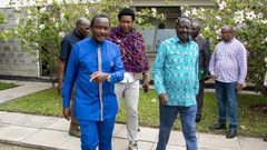 Azimio Leaders during their parliamentary group meeting