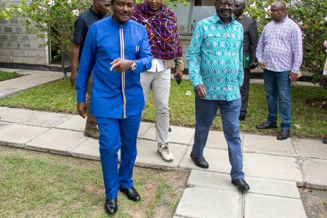 Azimio Leaders during their parliamentary group meeting