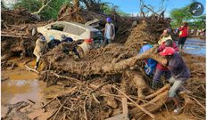 Aftermath of Mai Mahiu flash floods on April 29, 2024