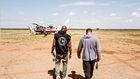 Dave Chappelle during his vacation at the Maasai Mara Game Reserve