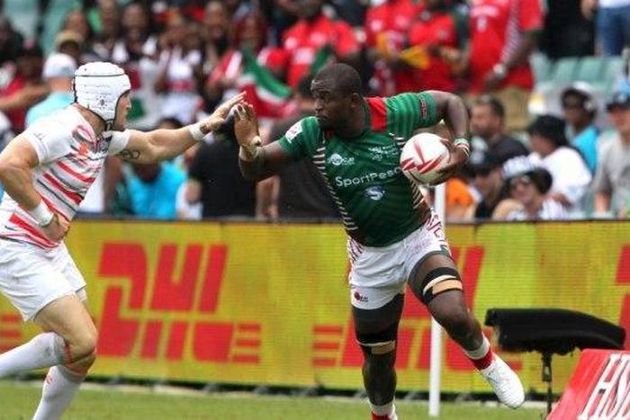 Willy Ambaka during a past leg