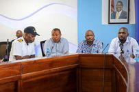 CS Moses Kuria & CS Kipchumba Murkomen chair a multi agency meeting with KPA, KEBS and KRA boses in Mombasa on April 14, 2023