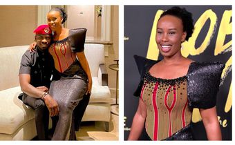 Bobi Wine and his wife Barbie Itungo premiere of the documentary film in LA