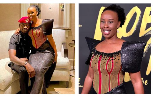 Bobi Wine and his wife Barbie Itungo premiere of the documentary film in LA