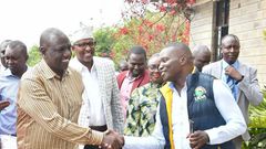 President William Ruto with Ngaruiya Junior during a past event