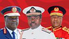Rtd General Julius Karangi, Rtd General Samson Mwathethe and Rtd General Robert Kibochi