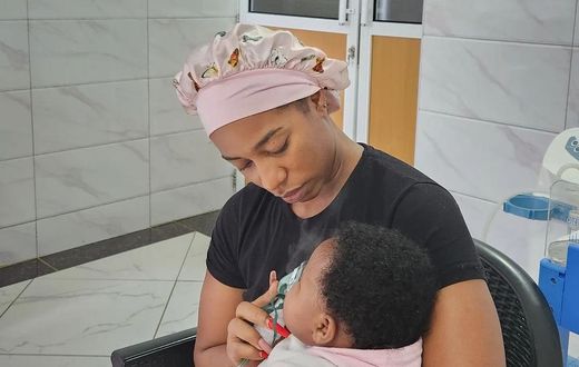 Diana Marua with daughter Malaika