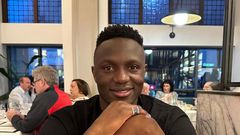 Kenyan football player Victor Wanyama