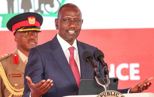 President William Ruto in a previous address