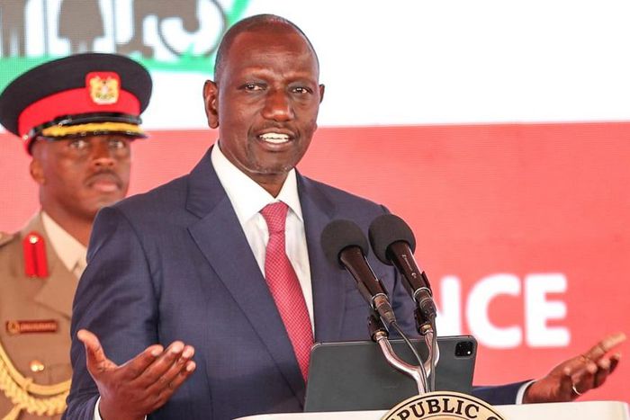 President William Ruto in a previous address