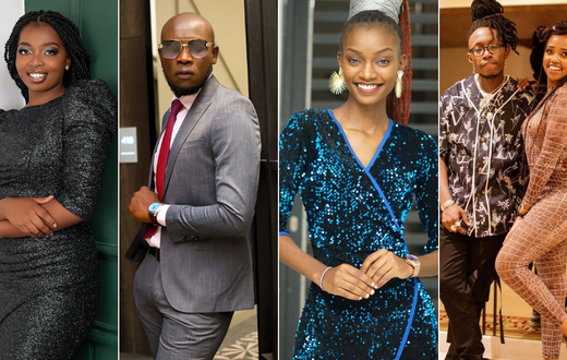 Naomi Kuria, Daddy Owen, Natalie Githinji and Bensoul with ex-girlfriend Noni Gathoni