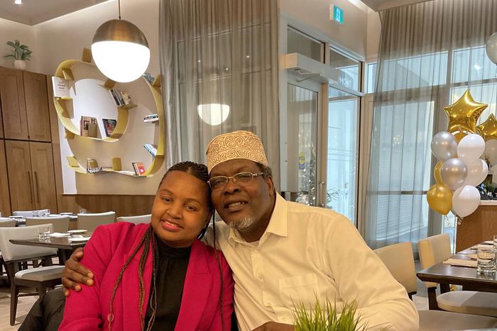 Kenyan lawyer Miguna Miguna and his wife Jane Miguna celebrate 23rd anniversary