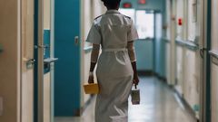 A nurse inside a hospital