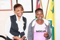 Nominated senator Karen Nyamu & Rapper Ngesh