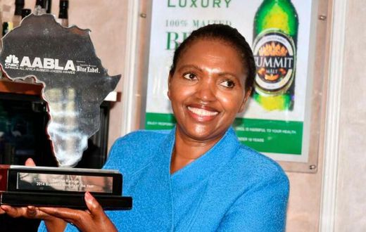 Outgoing Keroche CEO Senator Tabitha Karanja