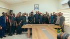 Christian Atsu's family with Minister of Sports