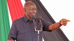 President William Ruto speaking in Busia on Saturday August 26, 2023