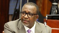 Mithika Linturi appears before the National Assembly Committee on Appointments on October 21, 2022.