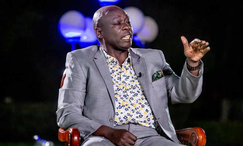 Deputy President Rigathi Gachagua speaks during an interview with Citizen TV on Sunday, October 2, 2022