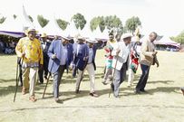 Prime Cabinet Secretary Musalia Mudavadi and other guests at the wedding of Mosop MP Abraham Kirwa