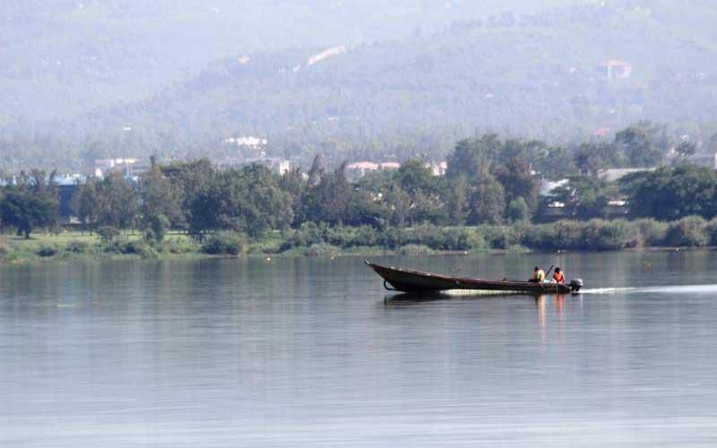 File image of a boat in Lake Victoria