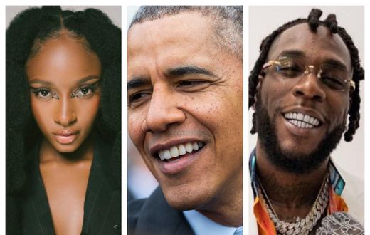 Burna Boy & Ayra Starr make Obama's annual Summer Playlist