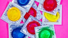 Don't store condoms anywhere where the temperature can get above 104 degrees Fahrenheit. mikroman6/Getty Images